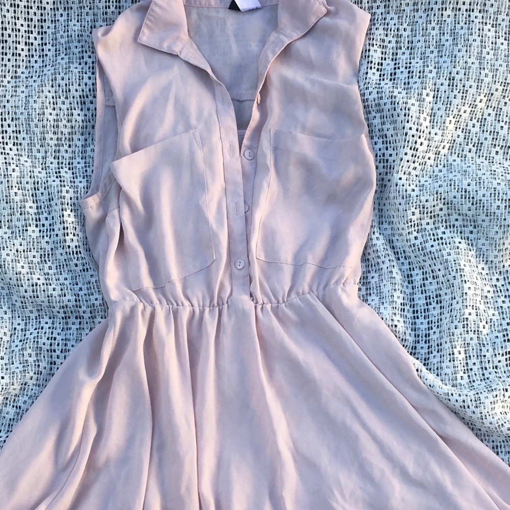 Pink H&M Midi-Dress